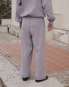 BASERANGE Cotton Ribbed Pants Portugal BAS-TRWA-CH-WI24-HL Grey-blue